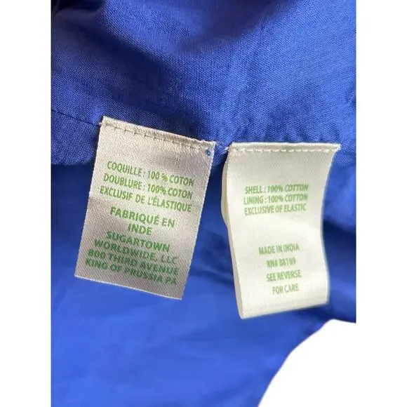 Lilly Pulitzer Blue Shawnlee Off The Shoulder Cotton Dress Size Small - Picture 6 of 6